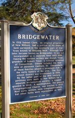 Bridgewater History Sign
